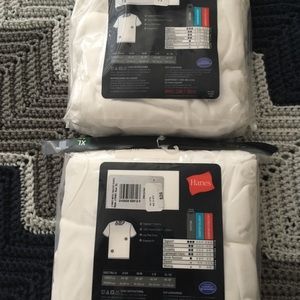 7 never worn Men’s Tagless white T-shirts